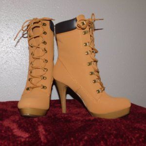 High Heeled Boots (Size 9)